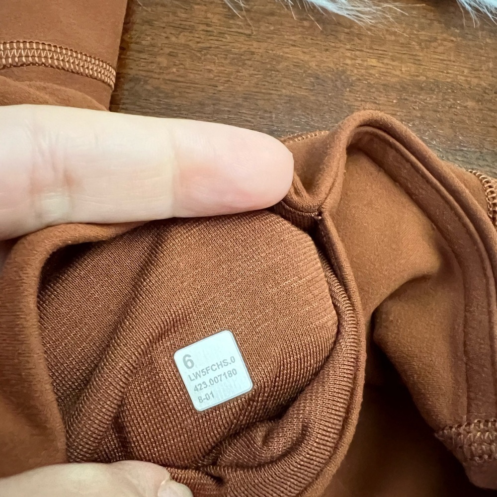 Lululemon Align High-Rise Mini Flare Leggings Sable Nulu 28” Inseam - Picture 4 of 4